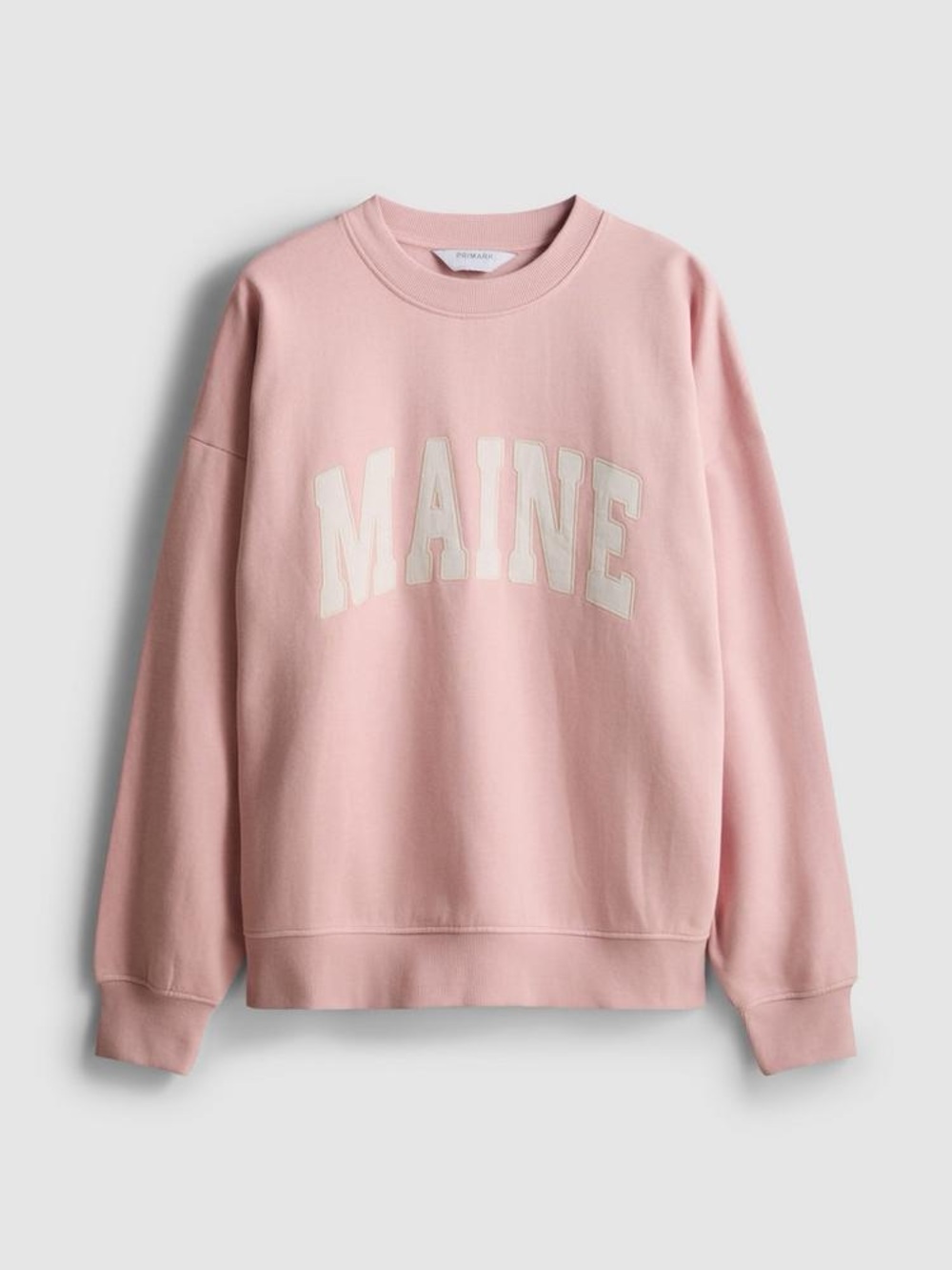 Cotton Rich Oversized Maine Sweatshirt - Large